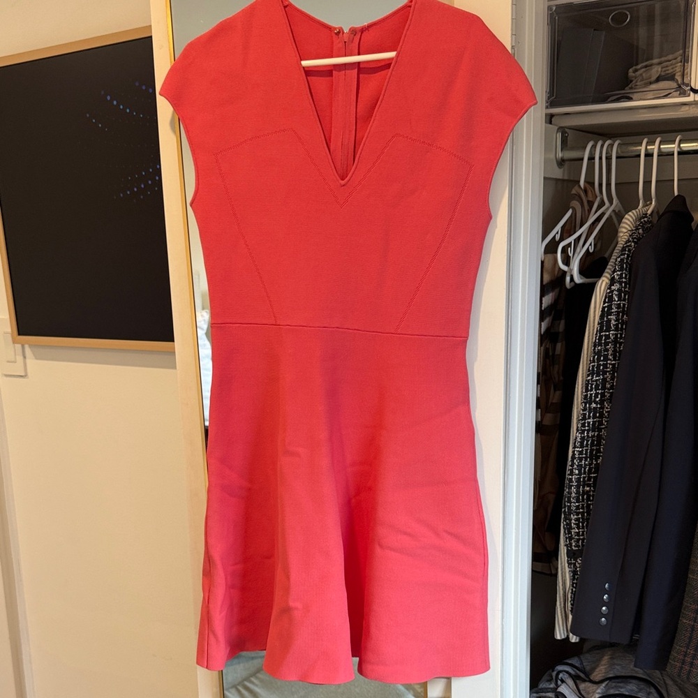 Reiss Vibrant Pink Mini Dress